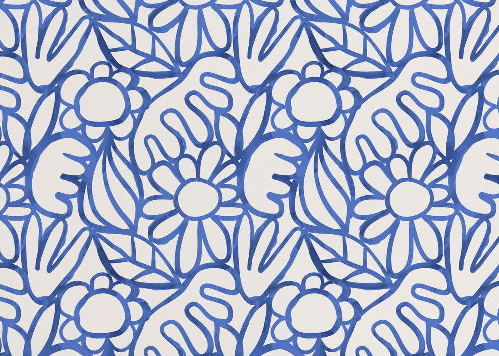 Floral Harmony Maze | Canvas