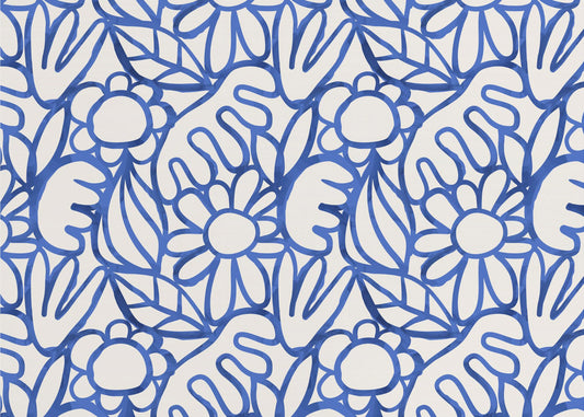 Floral Harmony Maze | Canvas