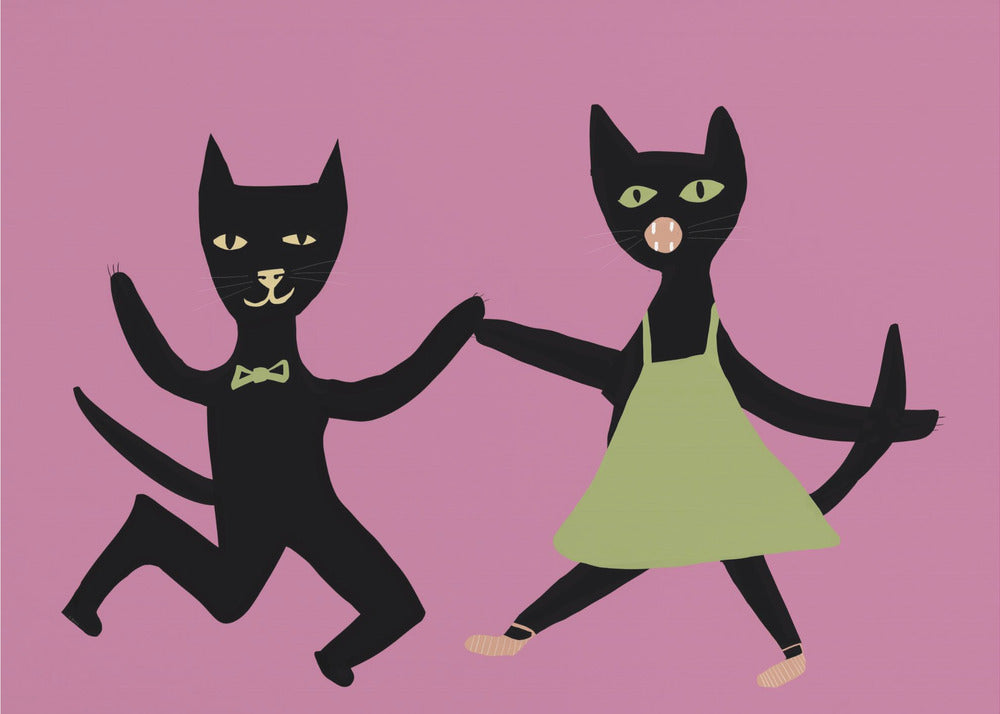 Dancing cats | Canvas