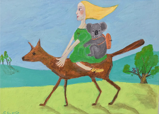 Off on an adventure. | Canvas