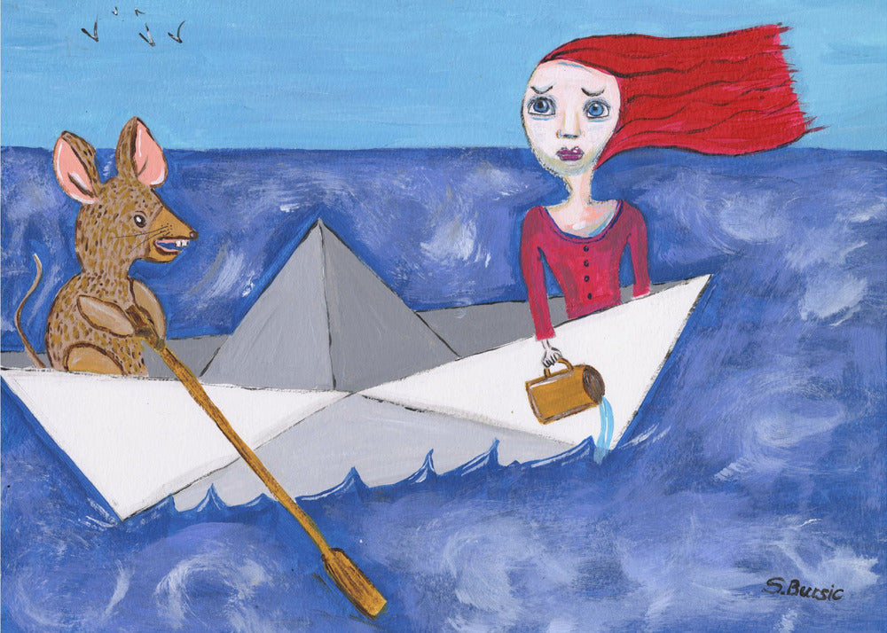 Don&#039;t go out in a paper boat with a Rat. | Poster