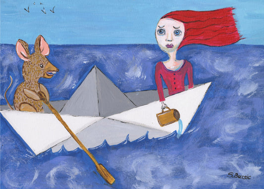Don&#039;t go out in a paper boat with a Rat. | Canvas