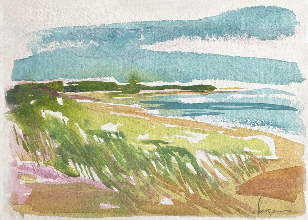 Blue skies colorful | Canvas