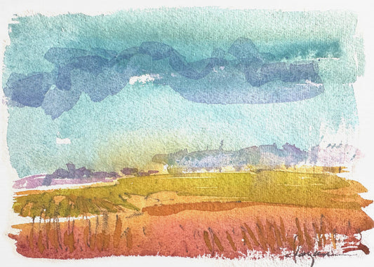 Blue Skies Horizon | Canvas