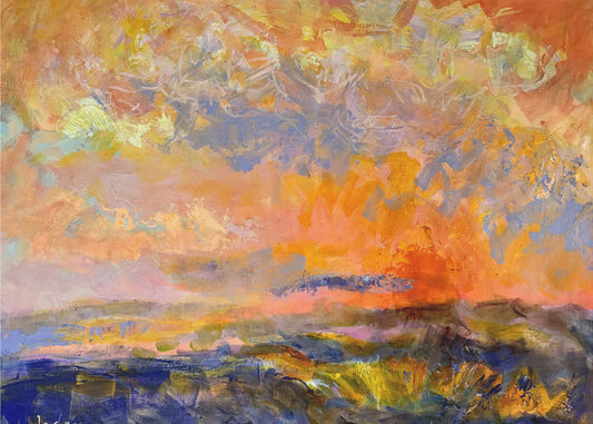 Fiery Dusk Skies | Poster