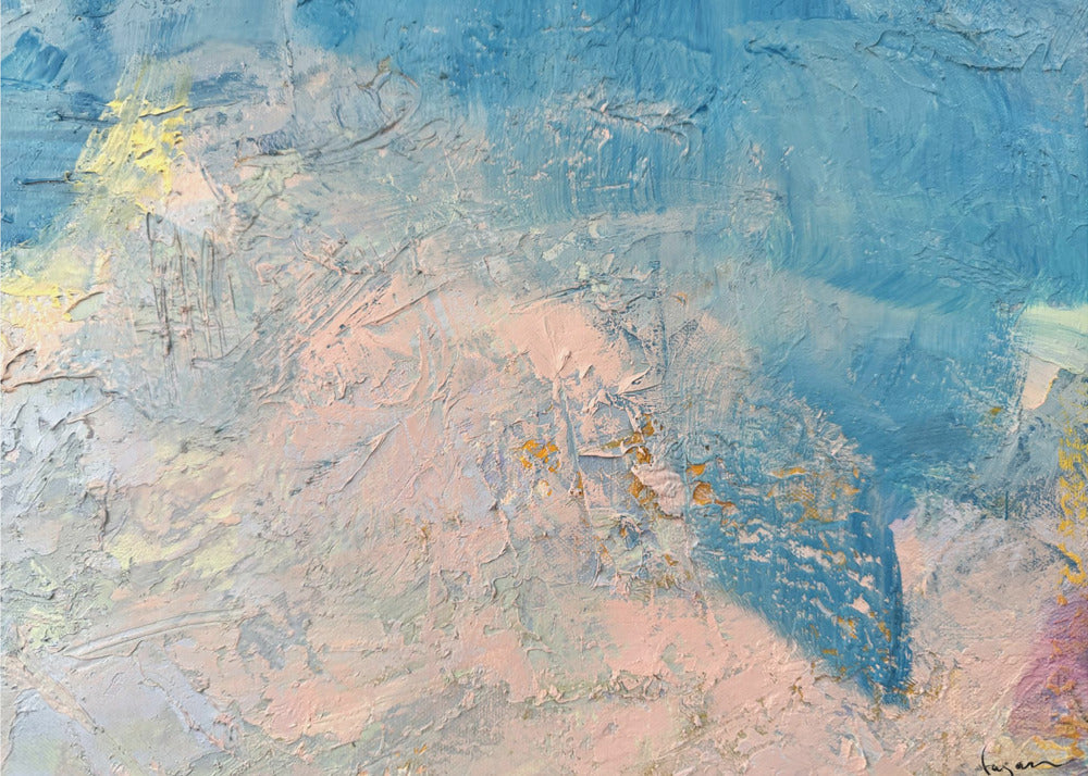 Ethereal Blue Horizons | Canvas