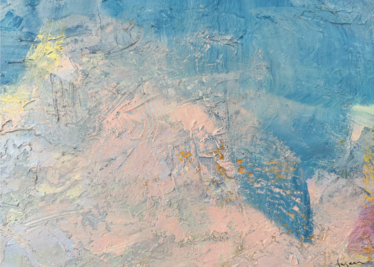 Ethereal Blue Horizons | Canvas