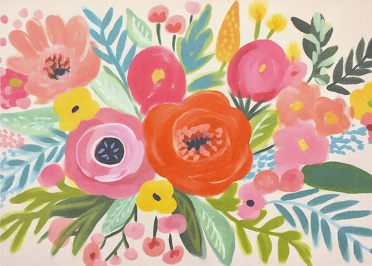 Whimsy Flower Bouquet | Poster