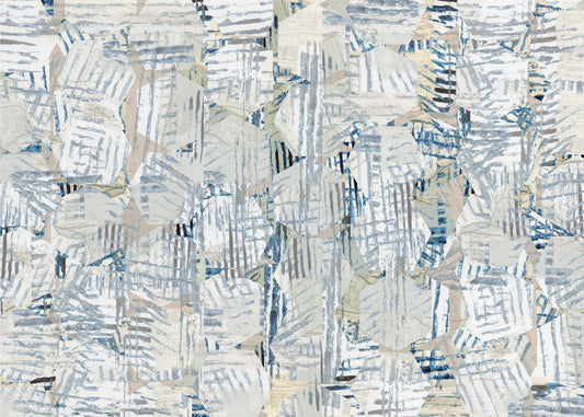 Cornish Blue Hexagons 4 | Poster