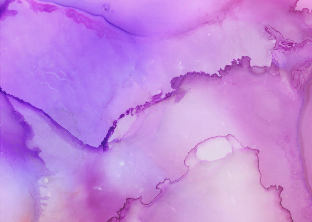 Fluid Abstract Patterns in Purple and Pink Hues | Wallpaper