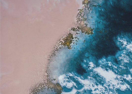 Aerial Coastal - Wind Swept Beach | Canvas