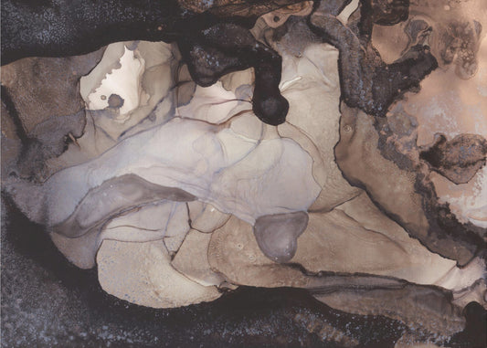 Earthy Tones and Swirling Patterns | Poster