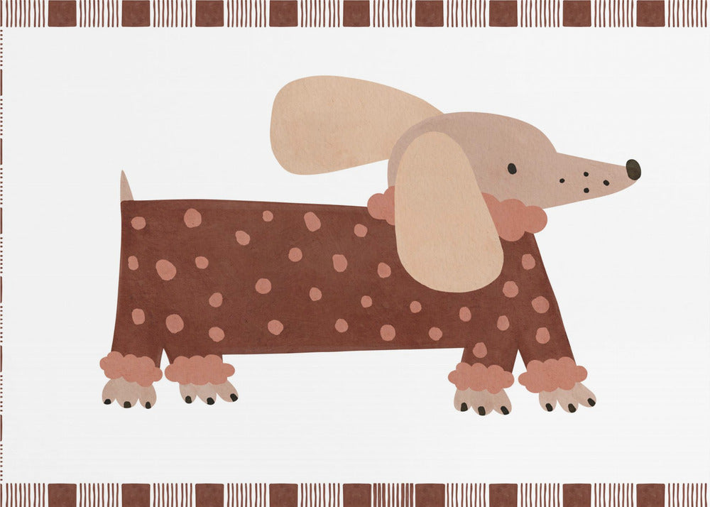 Dotted Dachshund | Poster