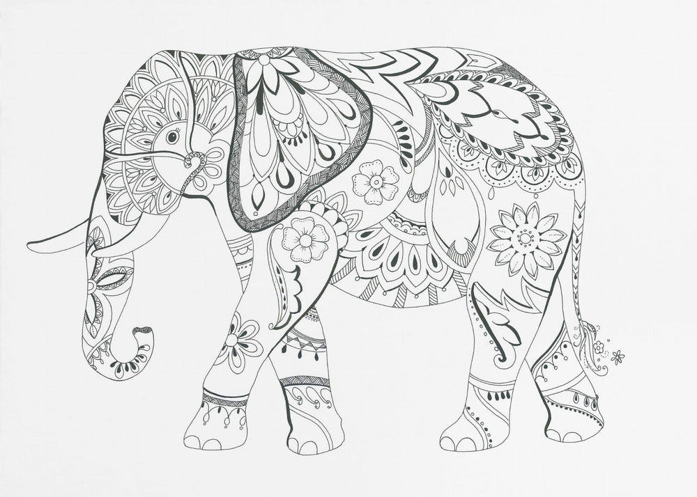 Elephant Mandala | Poster