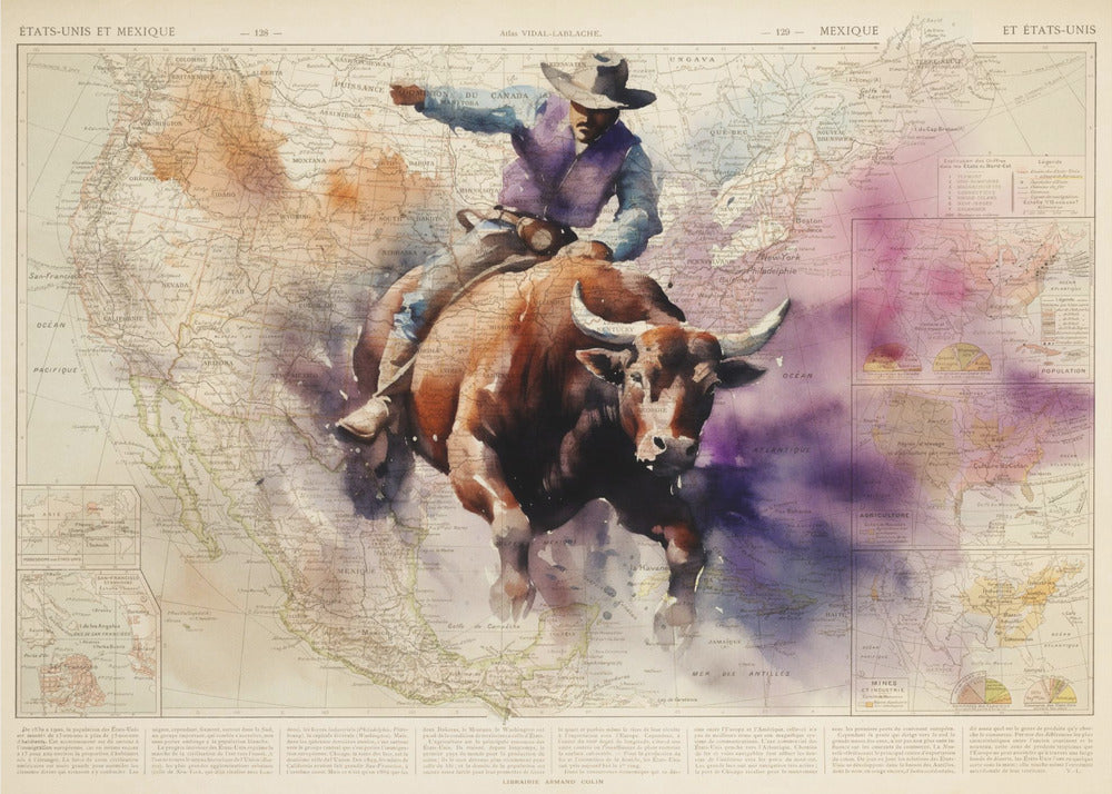 Bull Rider | Canvas