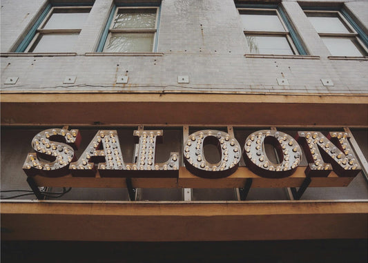Vintage Saloon Sign | Poster