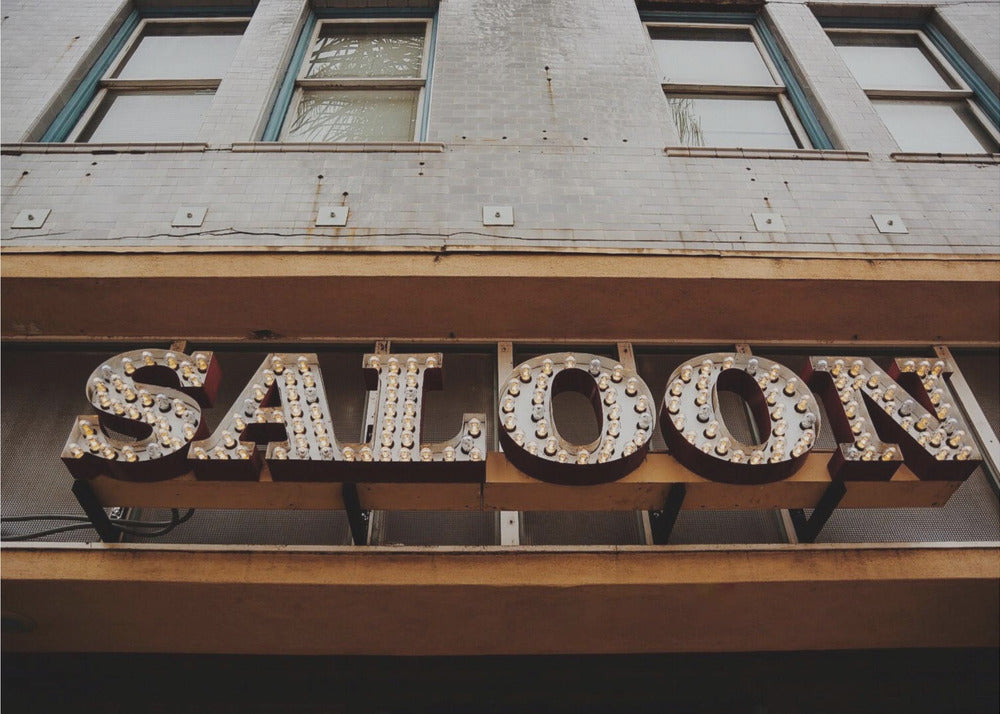Vintage Saloon Sign | Canvas