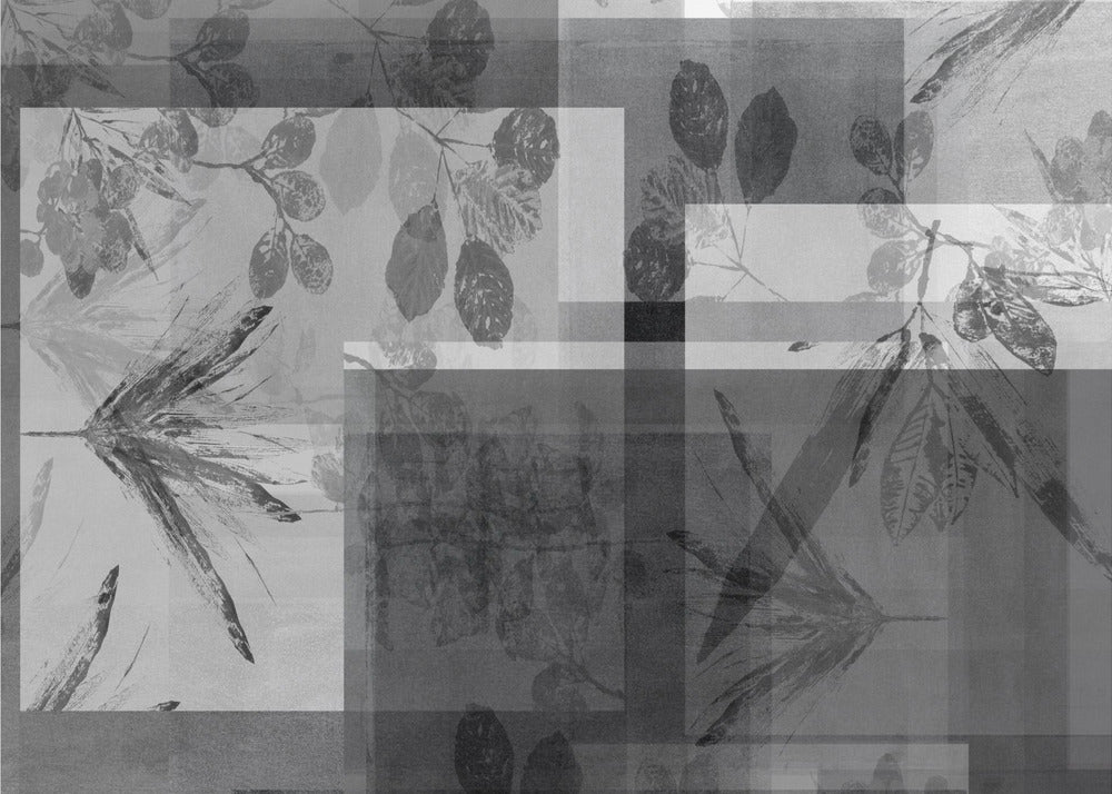 Abstract Botanicals in Neutral Tones | Wallpaper