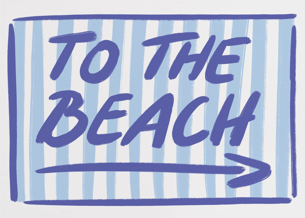 Beach Bound Signage | Canvas