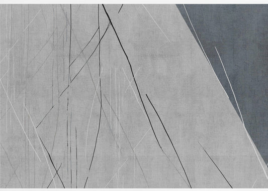 Abstract Lines on Grey | Canvas