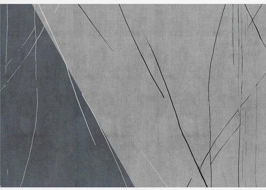 Abstract Lines on Grey | Canvas