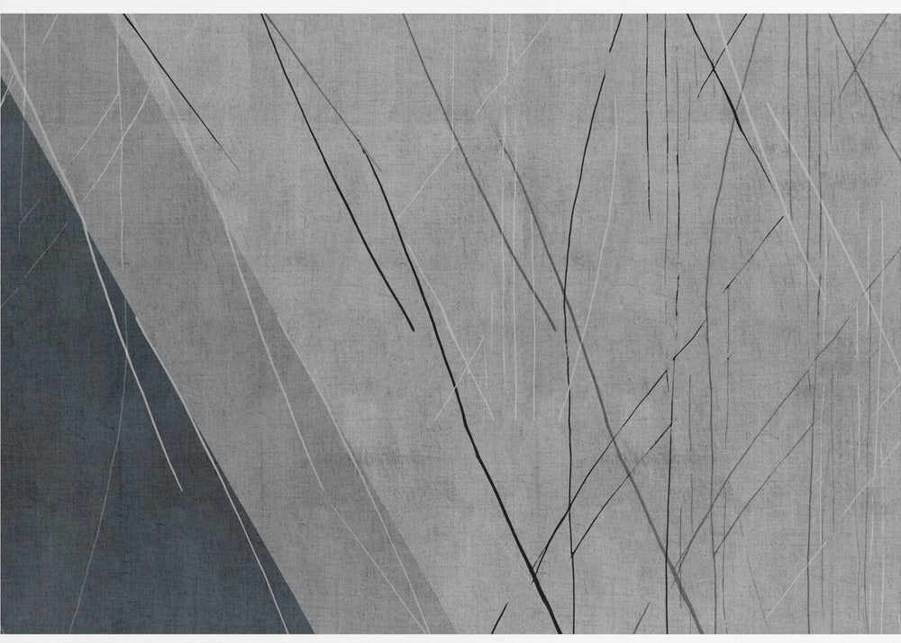 Abstract Lines on Grey | Canvas