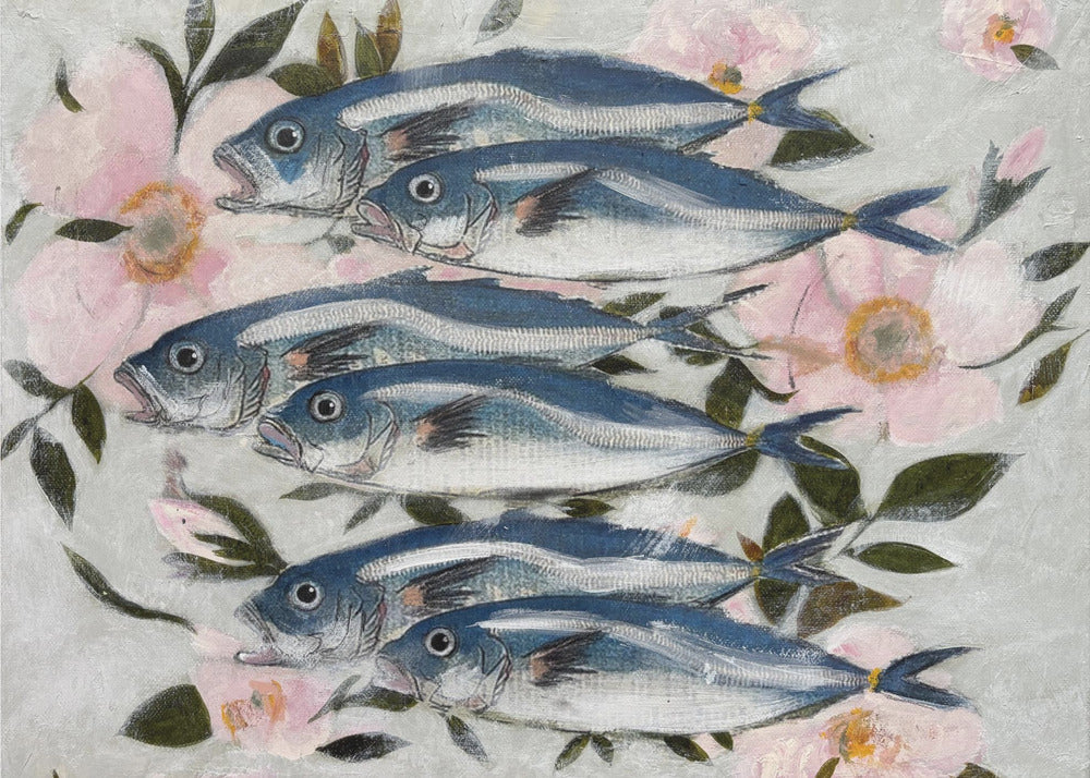 Sardines In Pink | Canvas