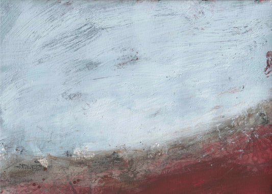 Crimson Horizon | Canvas