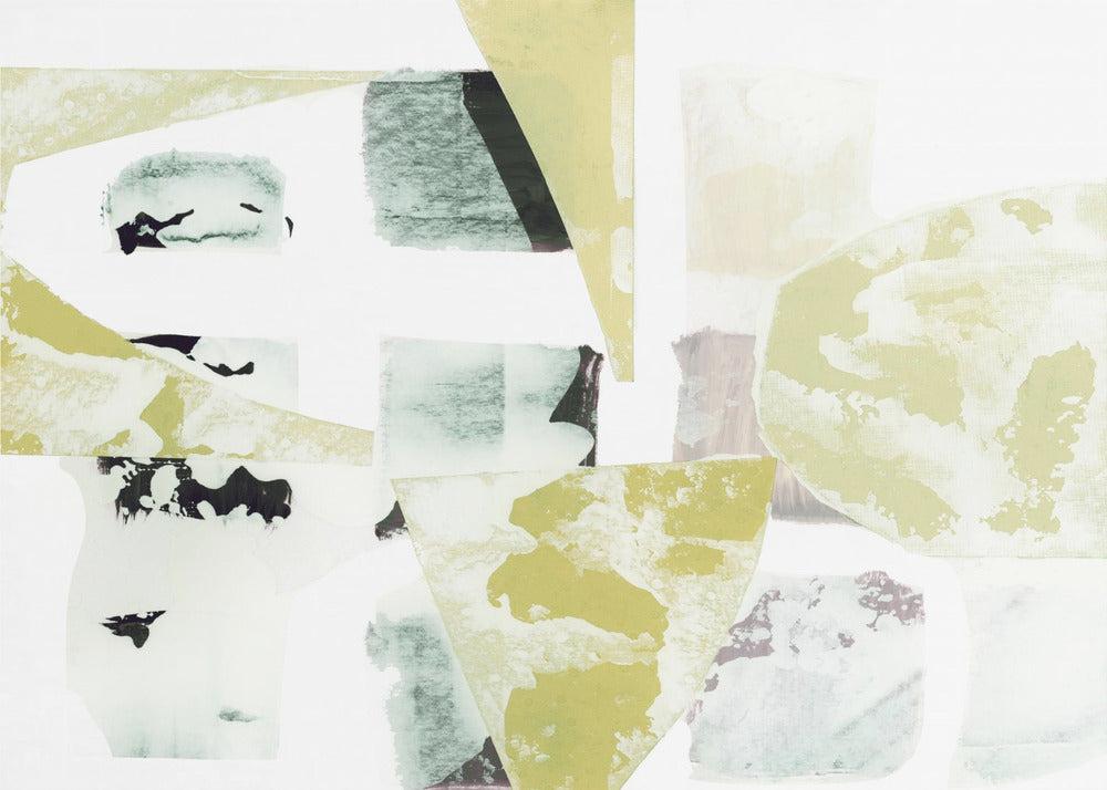 Lemon Grey Geometry | Canvas