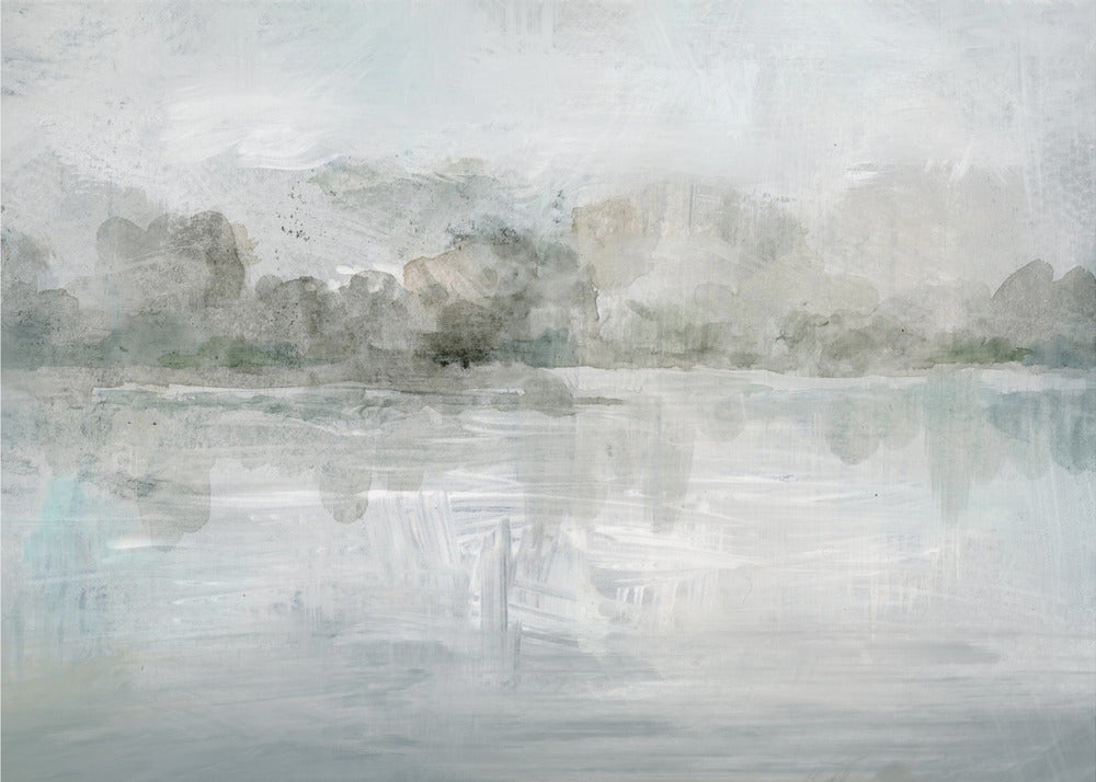 A Tranquil Misty Lake | Canvas