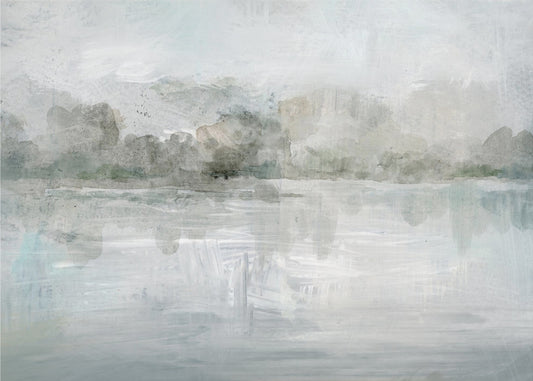 A Tranquil Misty Lake | Canvas