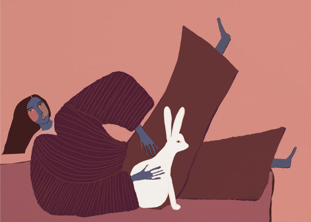 Rabbit lover | Canvas