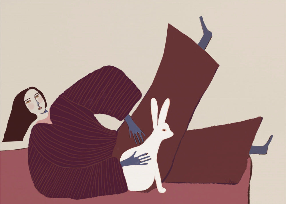 Rabbit lover | Canvas