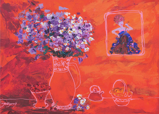 Vase With A Portrait | Canvas