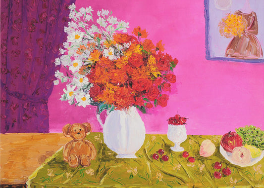 Vase Of Bright Flowers | Canvas