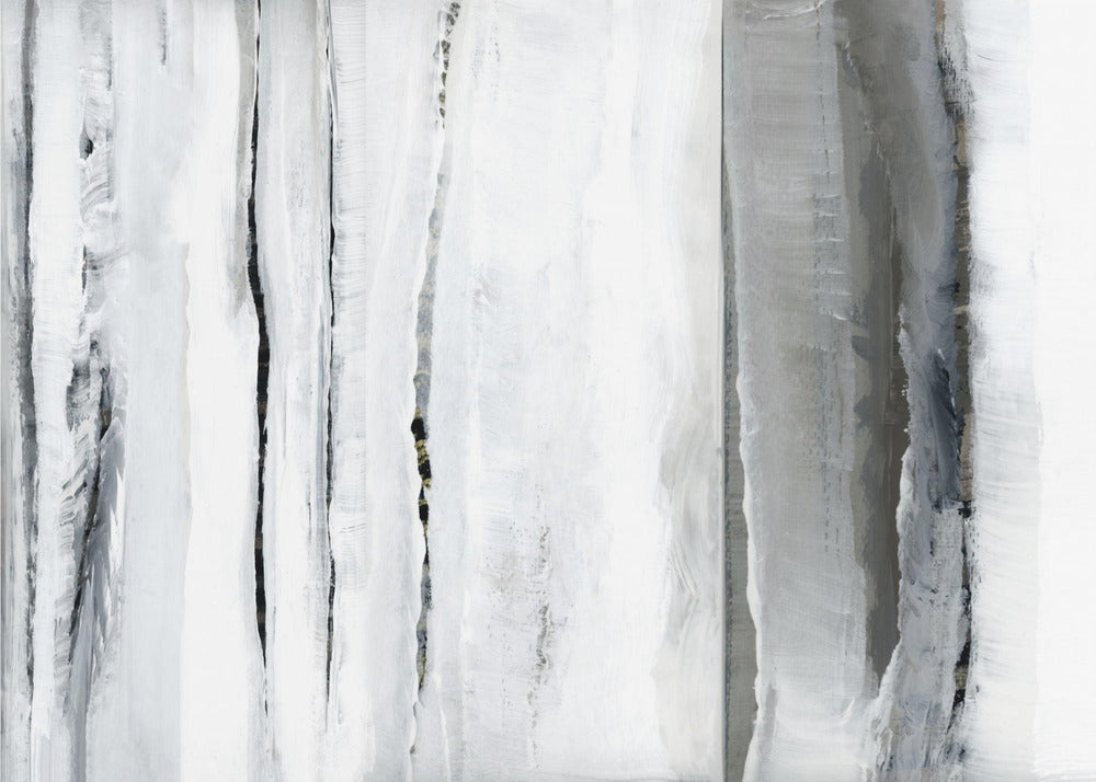 Vertical Strokes In Monochromatic Tones | Poster