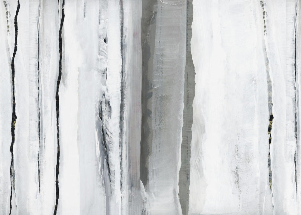 Vertical Lines And Silver Veils | Canvas