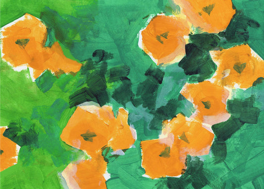 Golden Bloom Burst | Poster