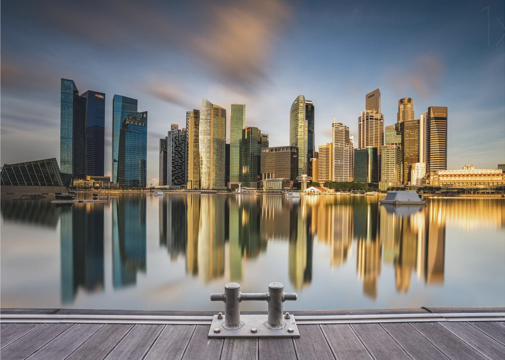 Golden Morning in SIngapore | Poster