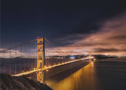 Golden Gate to Stars | Wallpaper