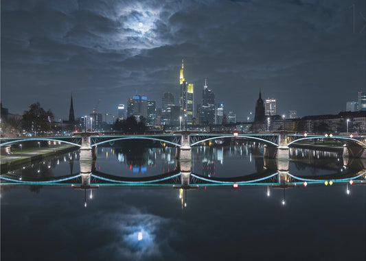 Frankfurt at Full Moon | Poster
