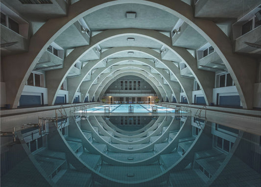 swimming @night | Canvas