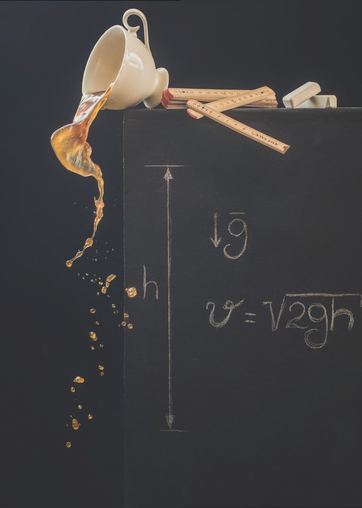 A study with free fall | Canvas