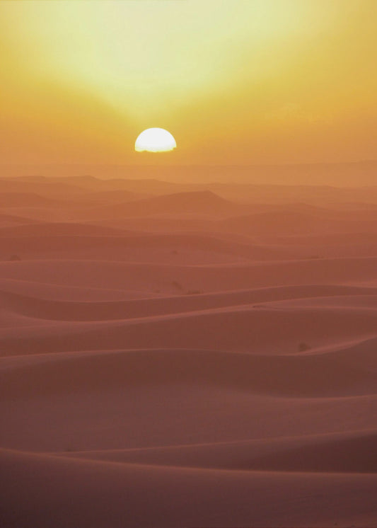 Sunset over Dunes | Poster