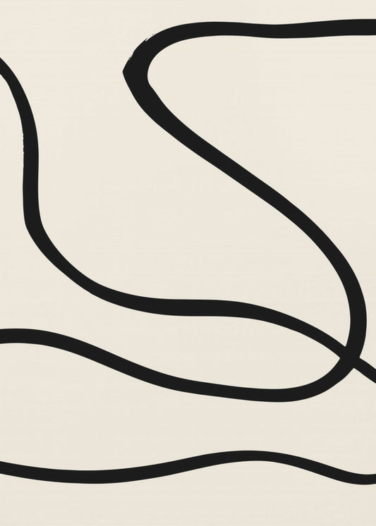 Black Lines 01 | Canvas