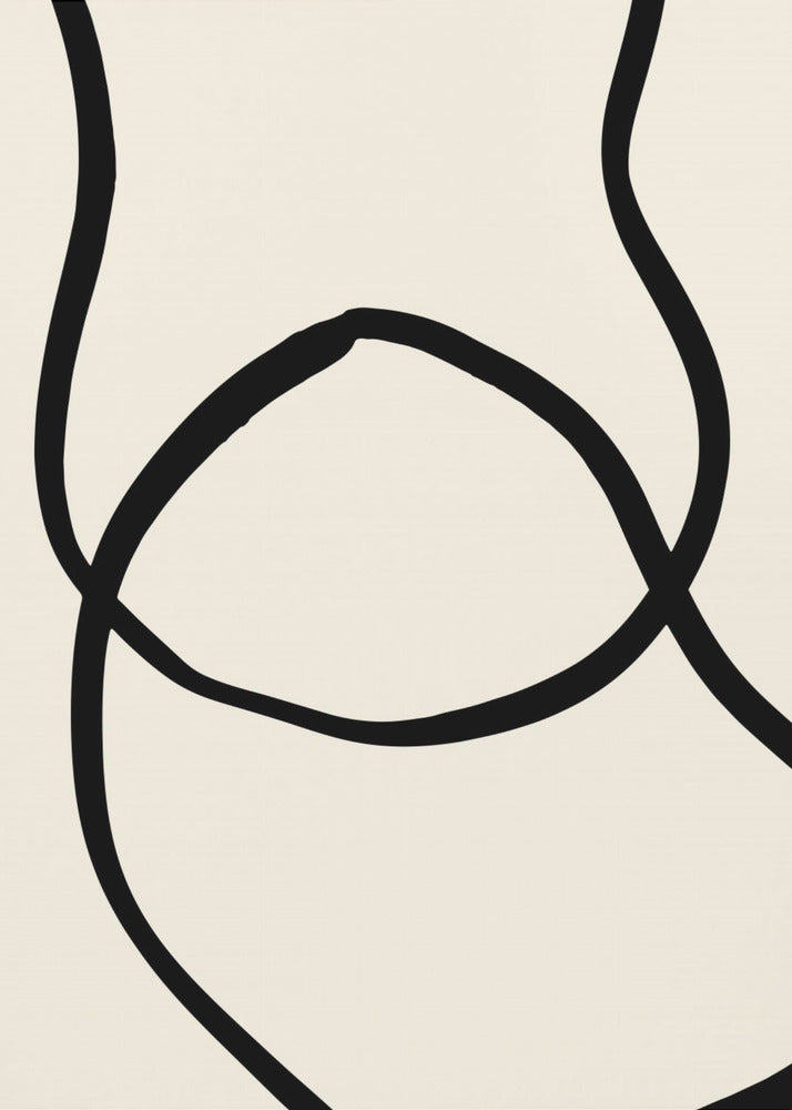 Black Lines 04 | Canvas