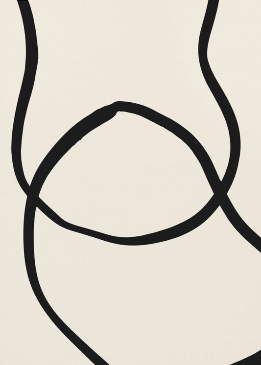 Black Lines 04 | Canvas