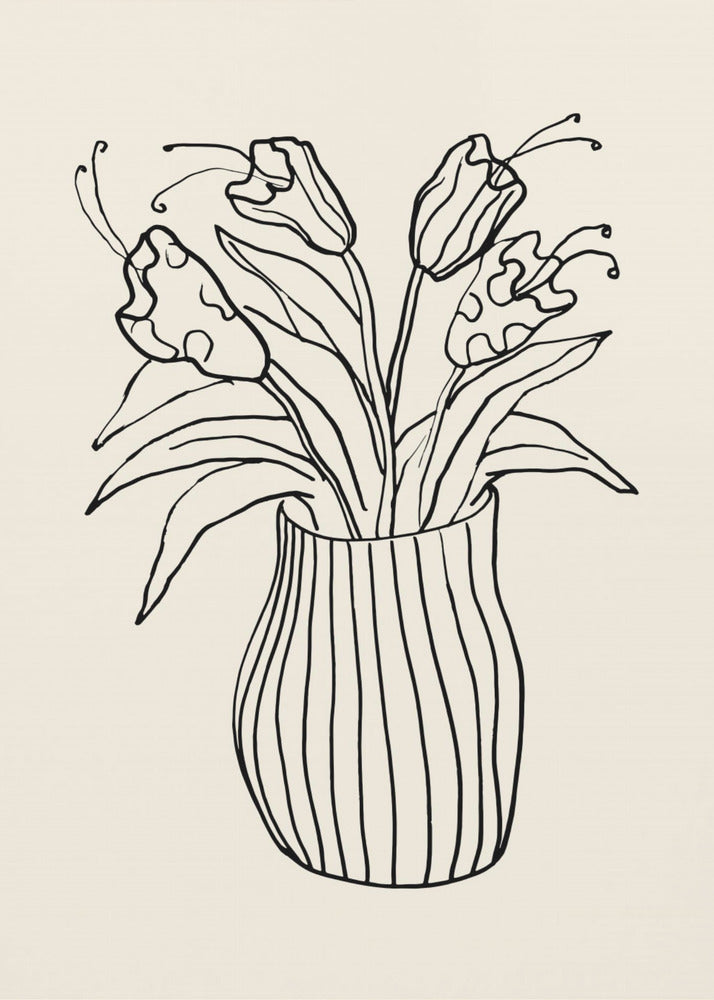 Vase Sketch | Canvas