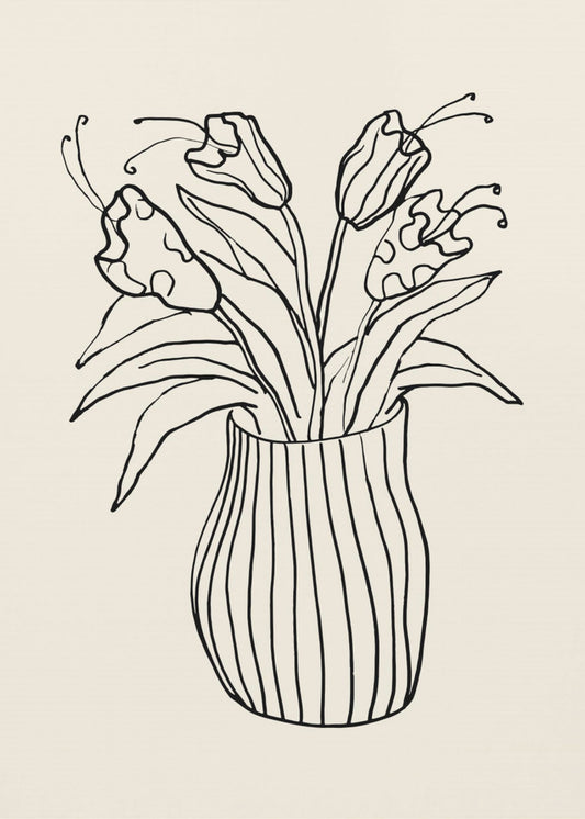 Vase Sketch | Canvas