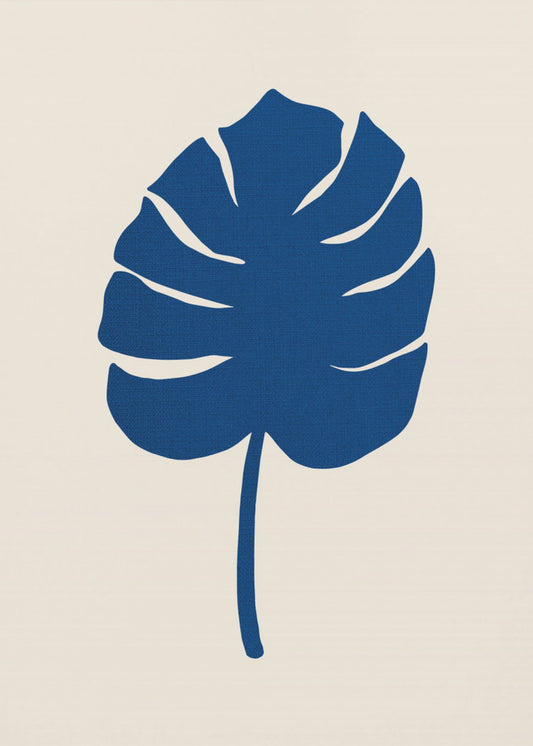 Monstera Canvas Blue | Canvas